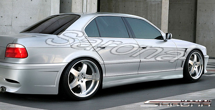Custom BMW 7 Series  Sedan Side Skirts (1995 - 2001) - $550.00 (Part #BM-016-SS)